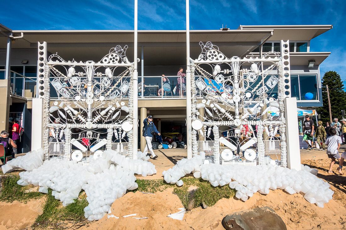 Sculptures at Avoca Beach
