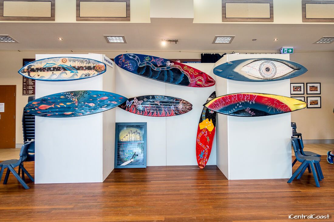 Art exhibition at Copacabana Surf Life Saving Club