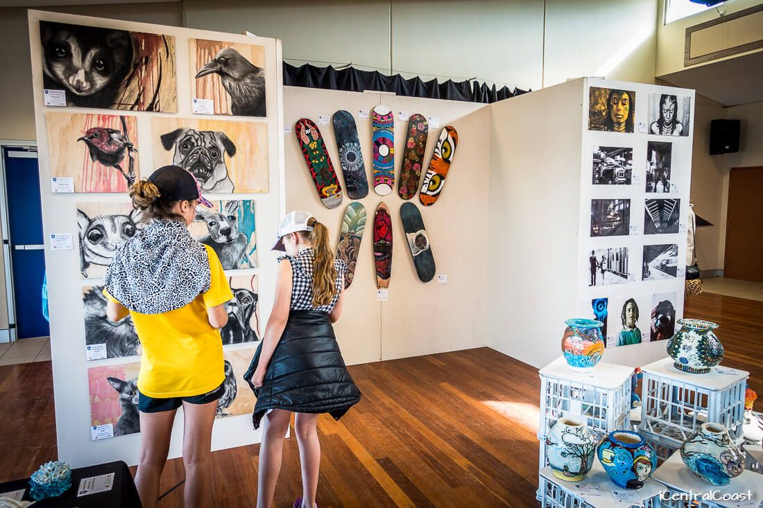 Art exhibition at Copacabana Surf Life Saving Club