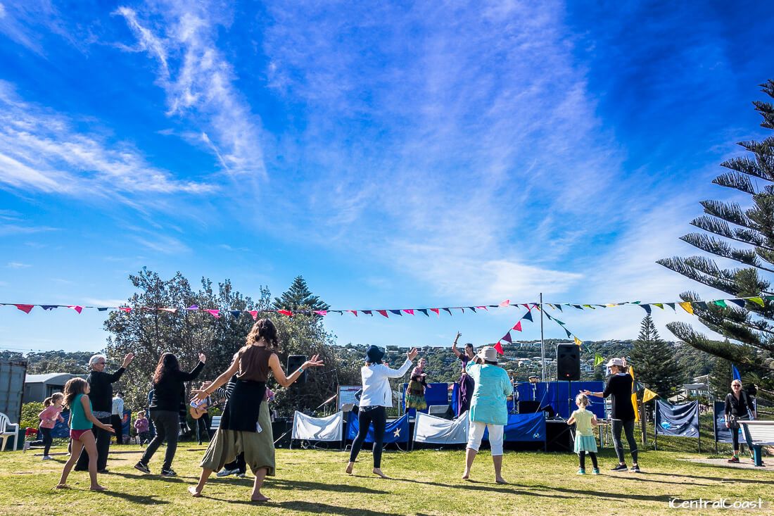 On-stage music performance at Copacabana Beach
