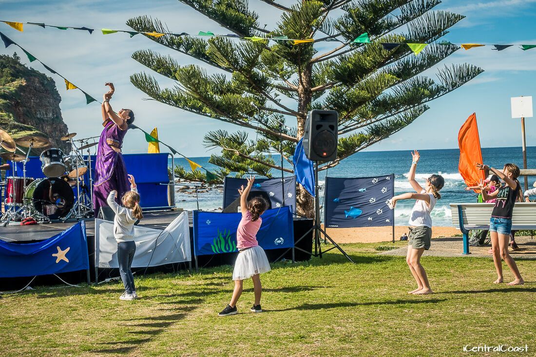 On-stage music performance at Copacabana Beach