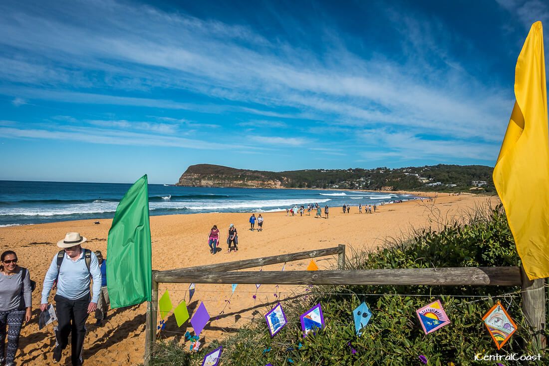 Walking on the beach, arriving at Copacabana Beach