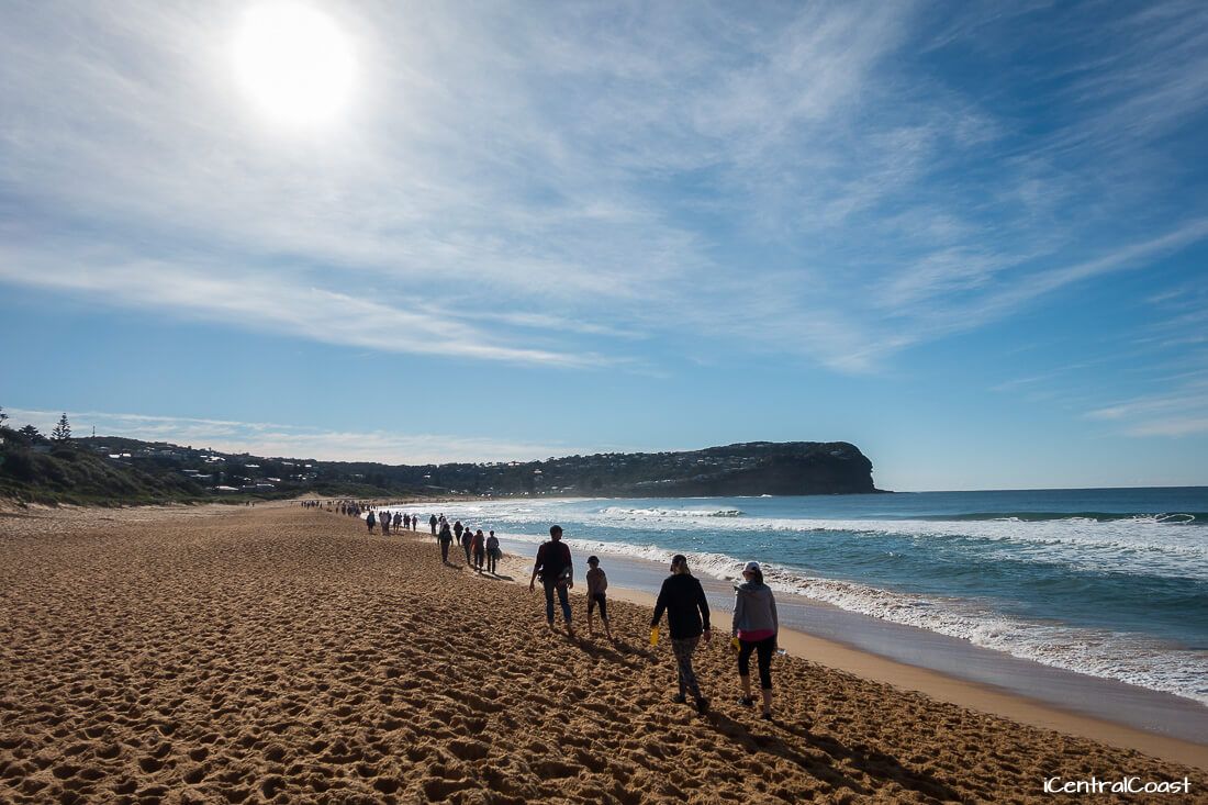 The 5 Lands Walk is a stunning 10 km walk through five stunning beaches on the Central Coast Australia. Thousands of people take part. 