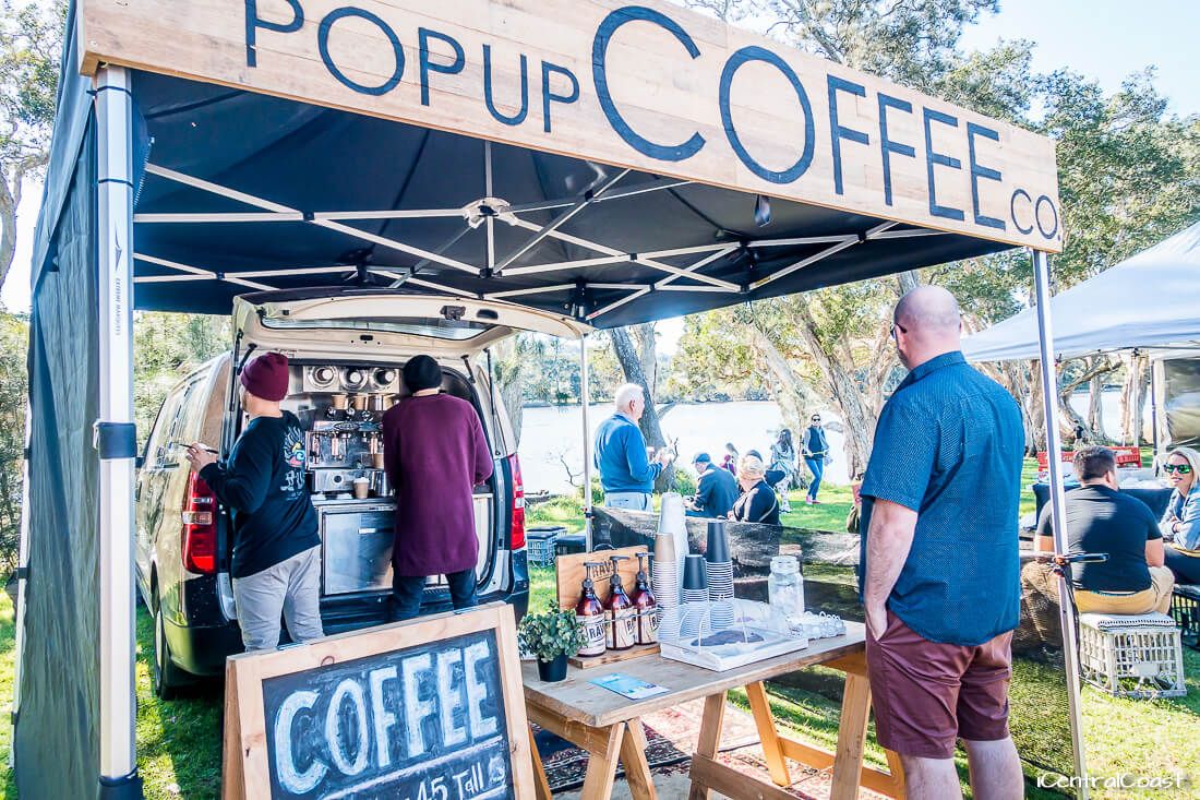 mobile coffee van. Markets