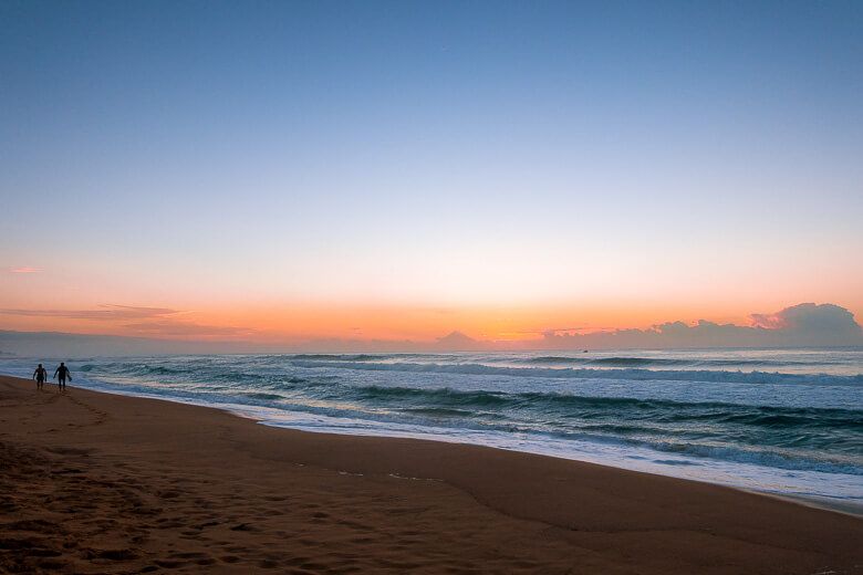 Central Coast beach sunrise
