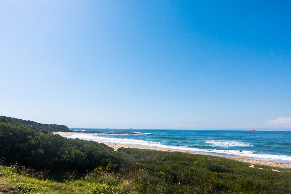 View of the northern side of the beach from the bluff View of the northern side of the beach from the bluff