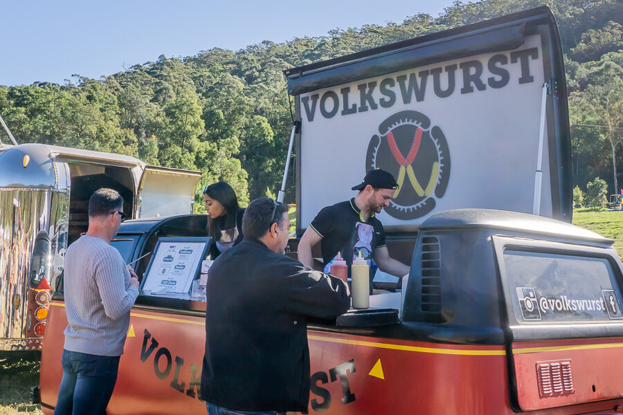 food and wine festival - german sausages