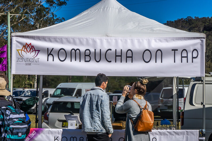 food and wine festival - kombucha