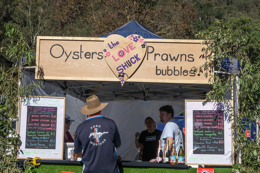 food and wine festival - oysters
