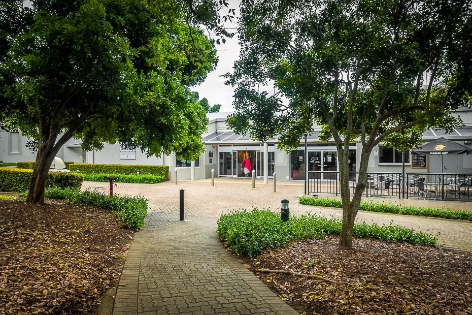 Entrance to the art gallery Entrance to the art gallery