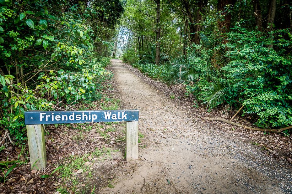 Friendship Walk, the boardwalk along Caroline Bay. Friendship Walk, the boardwalk along Caroline Bay.