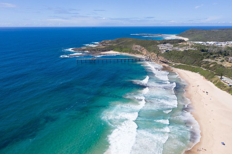 21 Best Things to Do at Lake Macquarie: 1. Beaches  2. Boating  3. Exploring the Sea Caves  4. Speers Point Park  5. Skydiving  6. Fishing