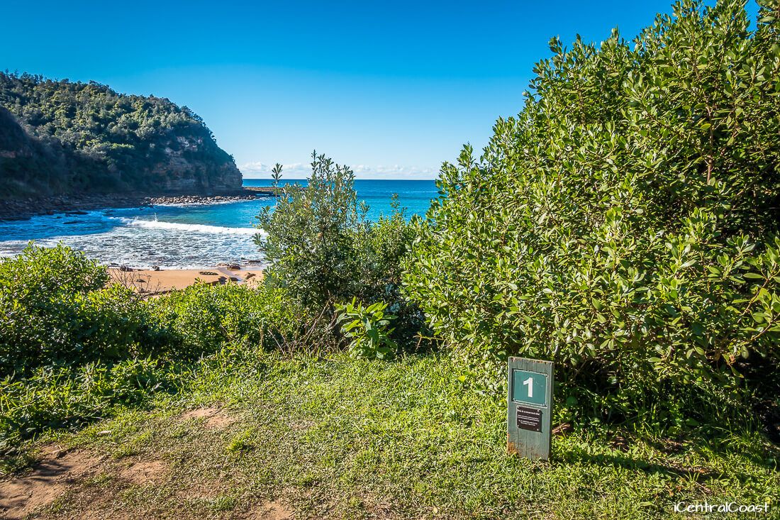 Camping spot number 1 with view of the ocean Camping spot number 1 with view of the ocean