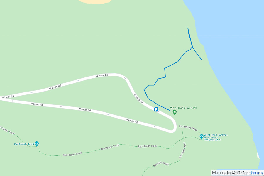 West Head army track