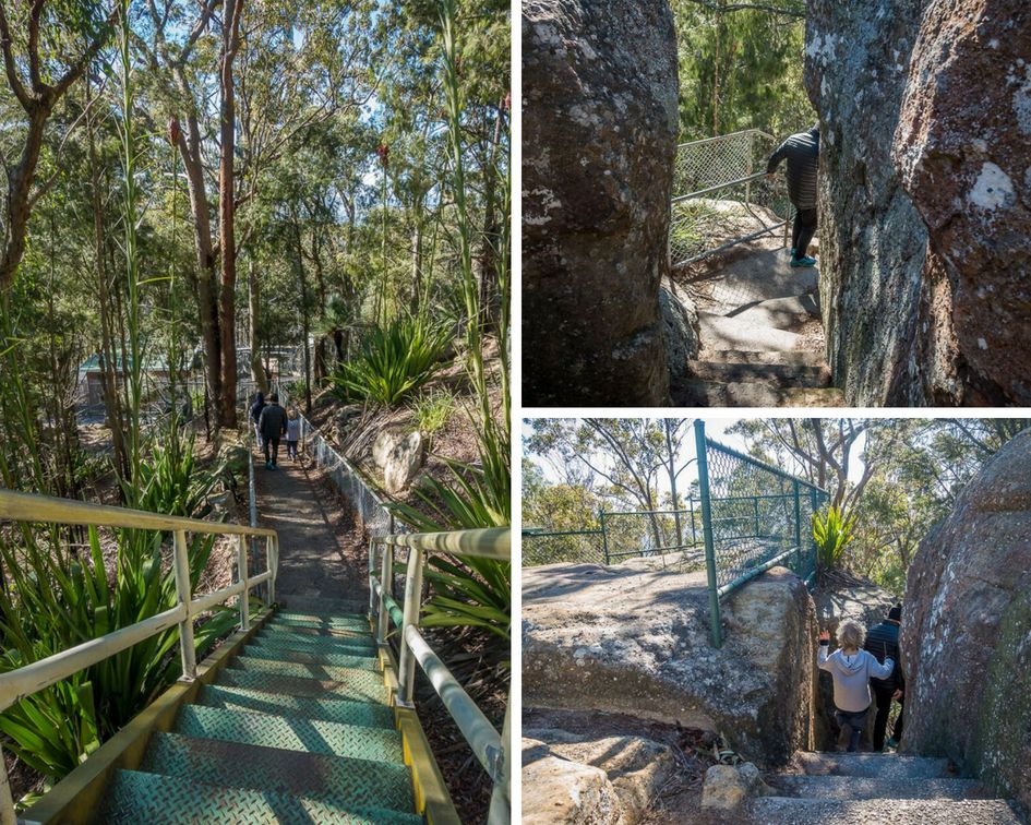 Steep walk to the summit Steep walk to the summit