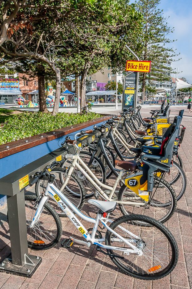 The Entrance Boomerang bike hire station The Entrance Boomerang bike hire station