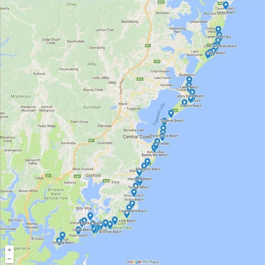 Central Coast Australia Map | Hot Sex Picture